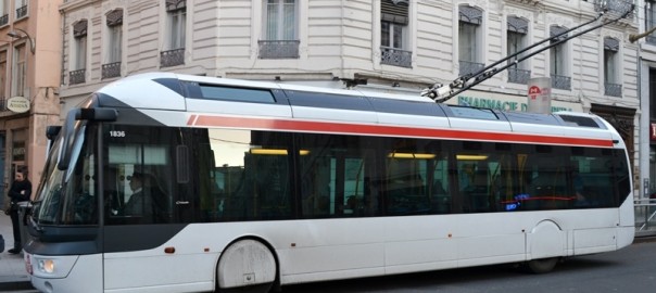 Troleybus la Lyon-France